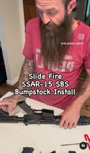 Slide Fire SSAR-15 SBS Bumpstock Install Image